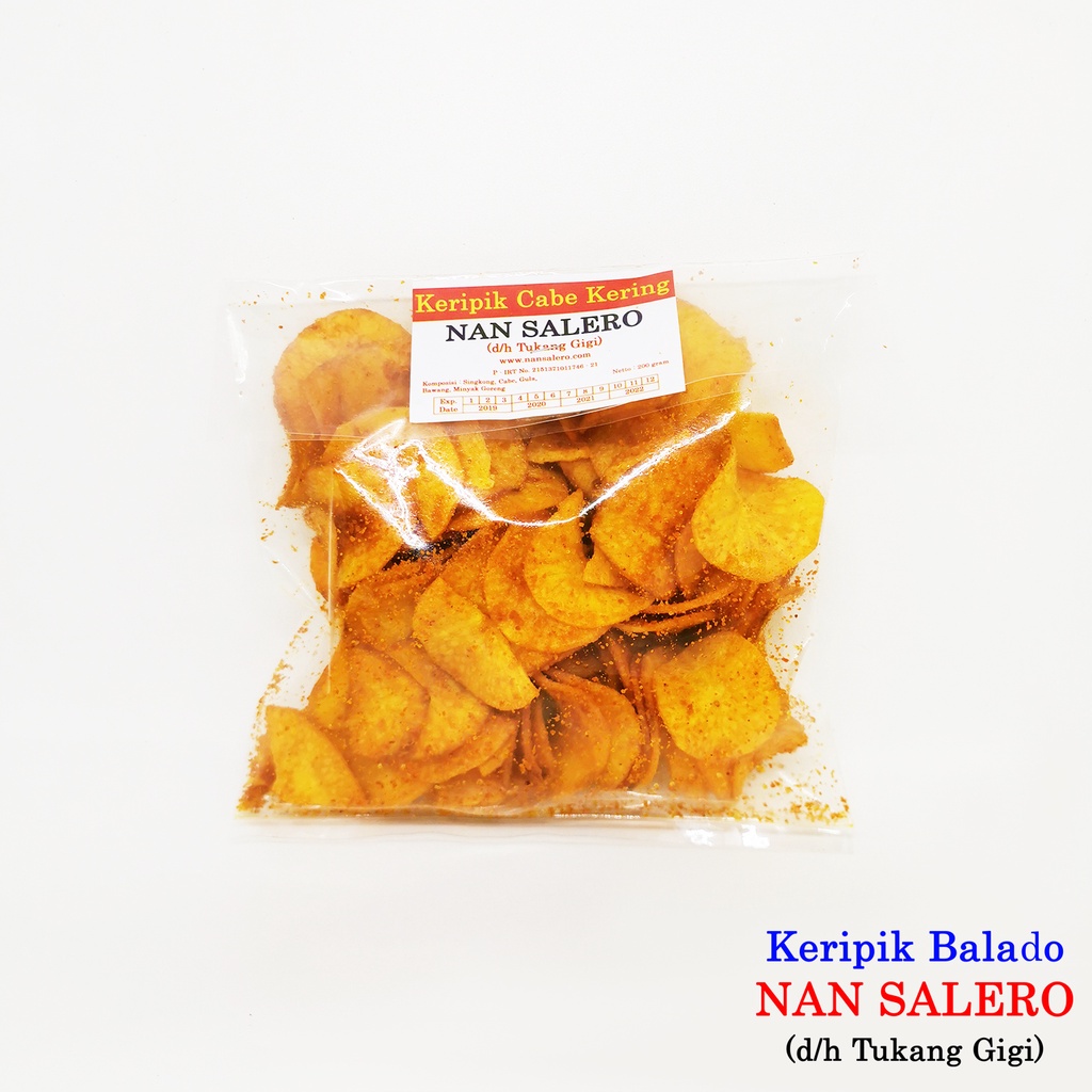 

Keripik Singkong Cabe Kering Nan Salero