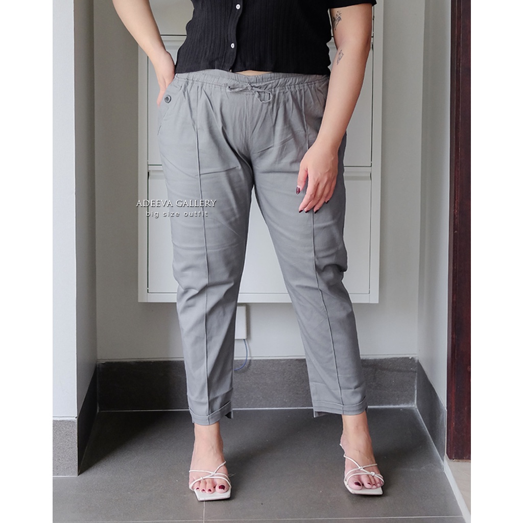 ADEEVA Lexa Pants Celana Stretch Jumbo