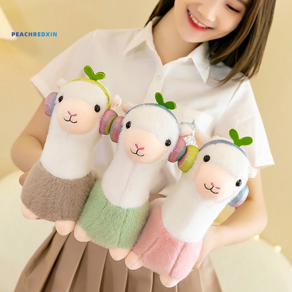 Boneka Alpaca Dengar Musik Bahan Plush Impor / Boneka Alpaca 28cm Boneka Unicorn Boneka Bare Bear Boneka Kado Hadiah Ulang