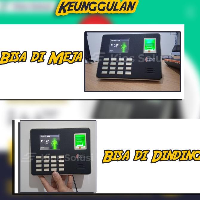 Mesin Absensi | Fingerprint | Icon 16 | Absen Terlaris