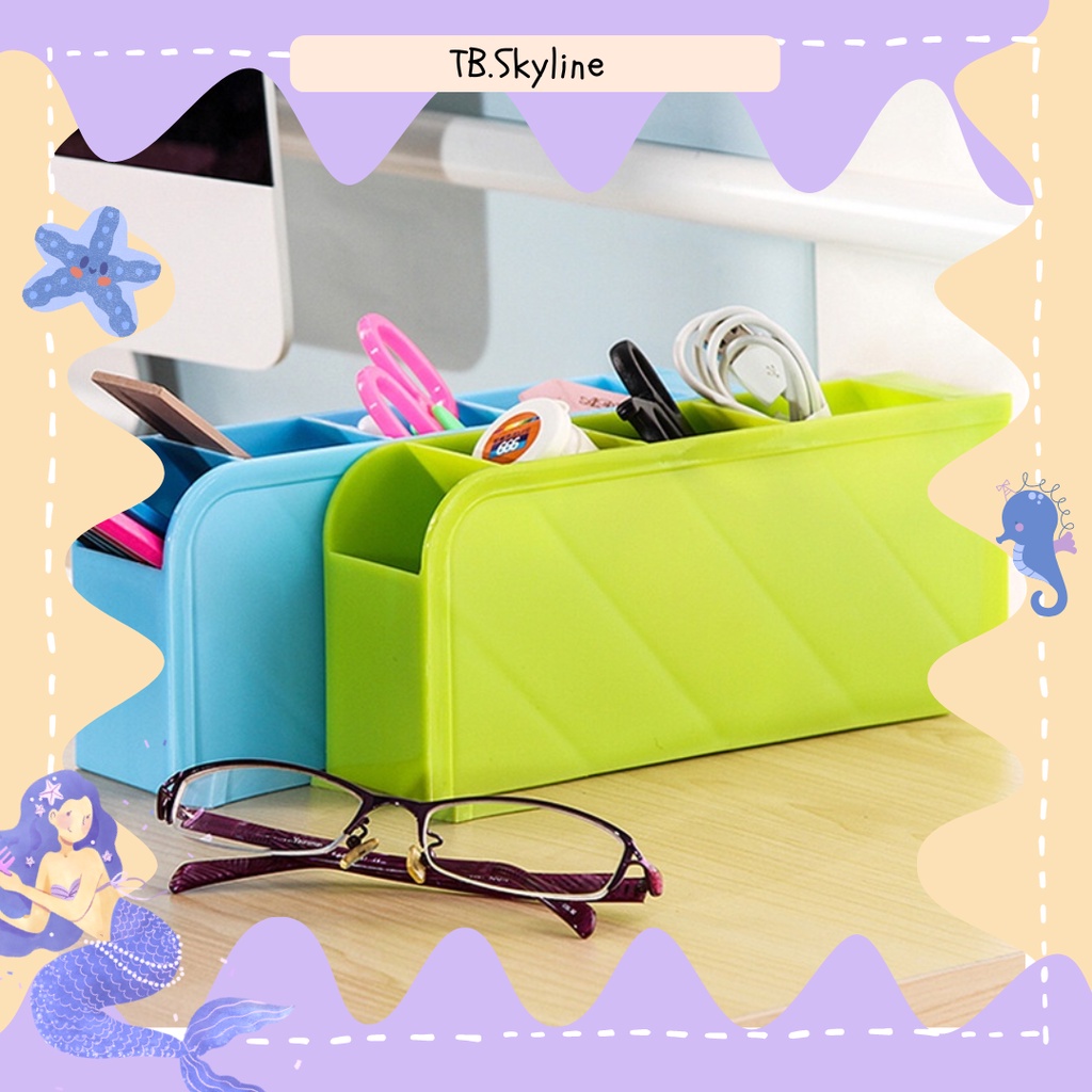 

RAK MINI 4 SEKAT / TEMPAT PENYIMPANAN ATK PENA PENSIL PULPEN GUNTING