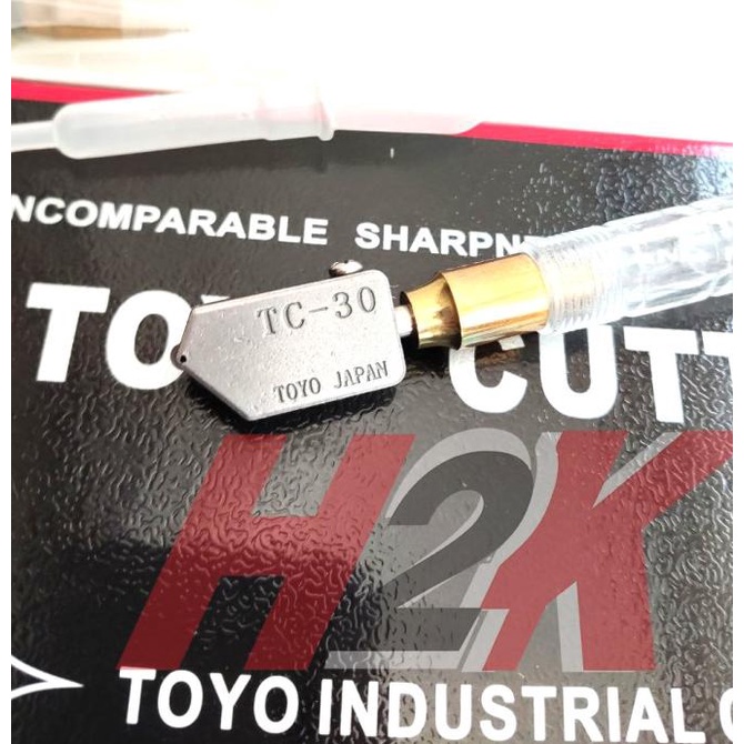 Pemotong Kaca Glass Cutter Pisau Kaca Toyo Tc 30 Tc-30 Tc30