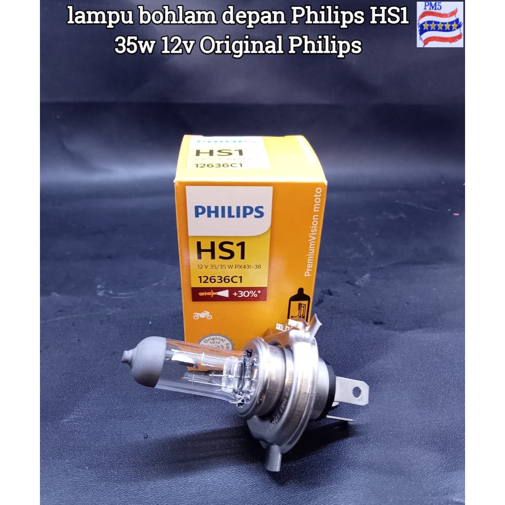 Lampu bohlam depan philips HS1 35w 12volt 100% original philips pnp MJ55