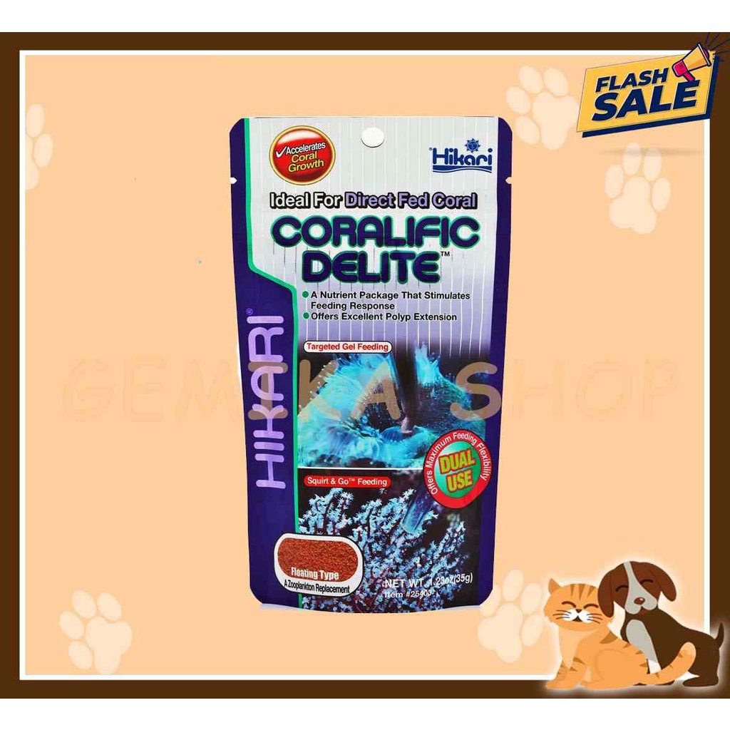 HIKARI TROPICAL CORALIFIC DELITE 35GR [ NUTRISI CORAL / KARANG LAUT ]