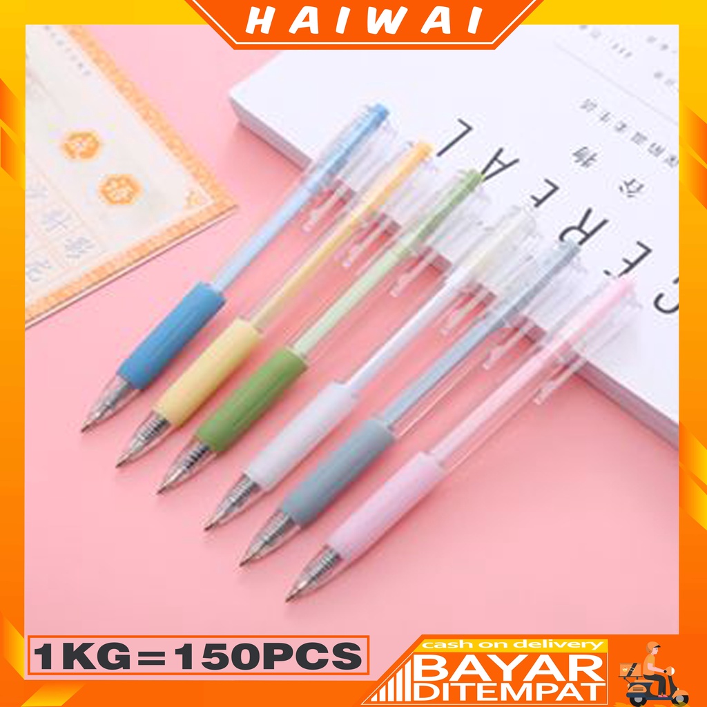 

HaiWai COD Pena Mekanik Pastel 0.5mm Bolpen Pena Pen Alat Tulis Tebal 0.5 MM Pena Cair MURAH P15