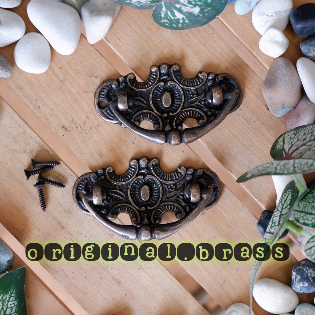 HANDLE KUNINGAN KNOP LACI GAGANG PINTU LEMARI TARIKAN PINTU JENDELA