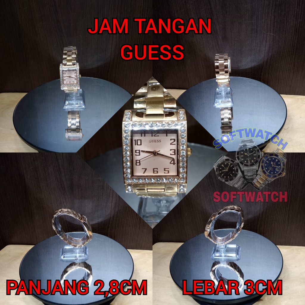 JAM TANGAN ARLOJI GUESS ASLI 100% ORIGINAL WANITA