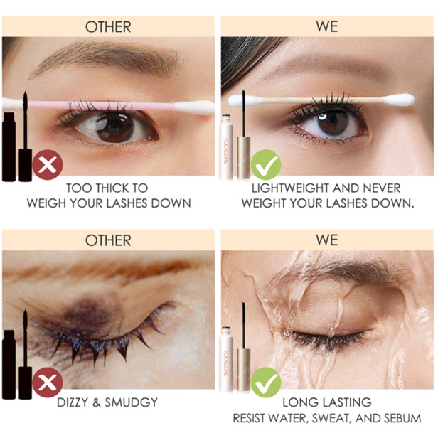 NIK - FOCALLURE Longlash Waterproof Mascara FA169 | Curling Eyelash tahan air Maskara | BPOM ORIGINAL