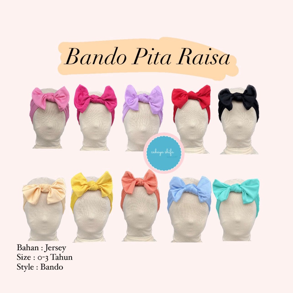 BANDANA BAYI PITA RAISA 0-3 TAHUN