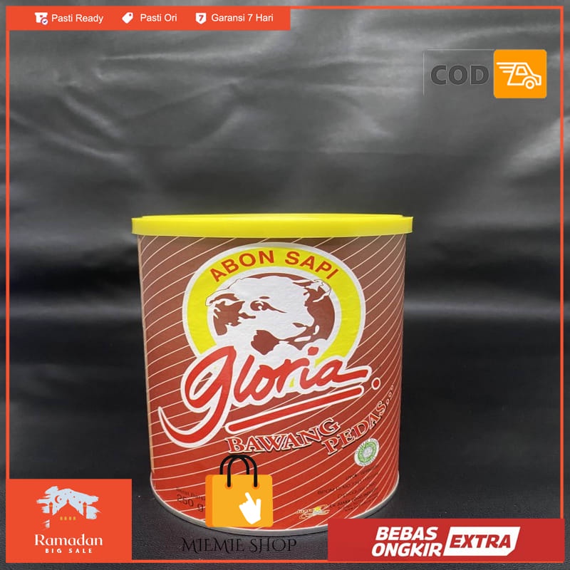 

Abon Sapi Gloria Pedas 250g