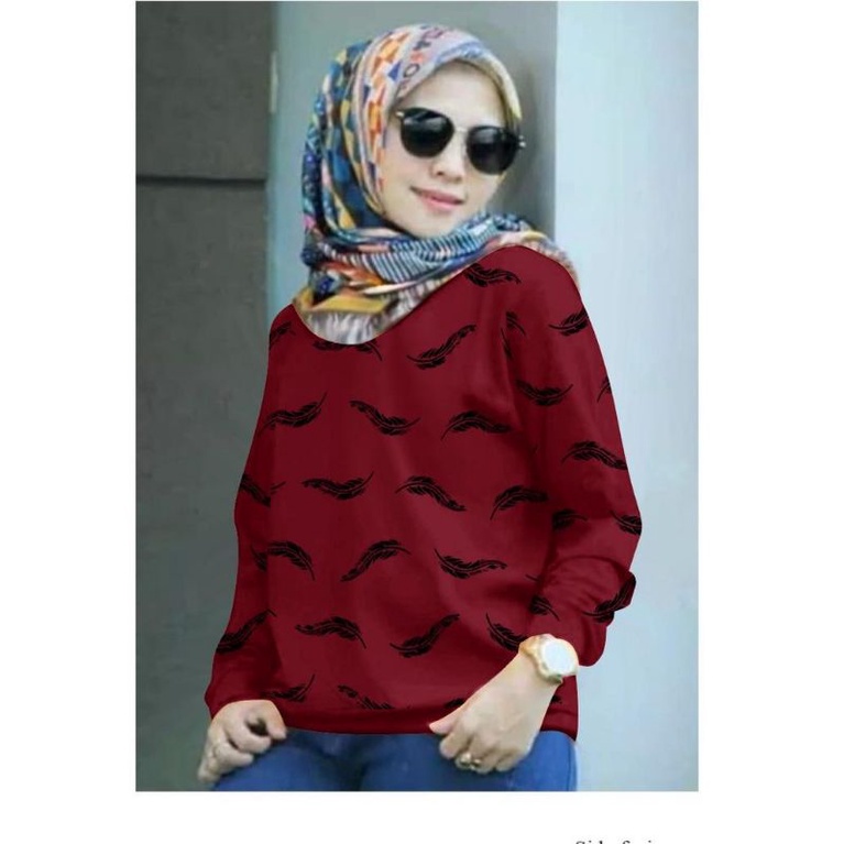 ATASAN WANITA LENGAN PANJANG / ATASAN JUMBO WANITA /  ATASAN MUSLIM WANITA JUMBO