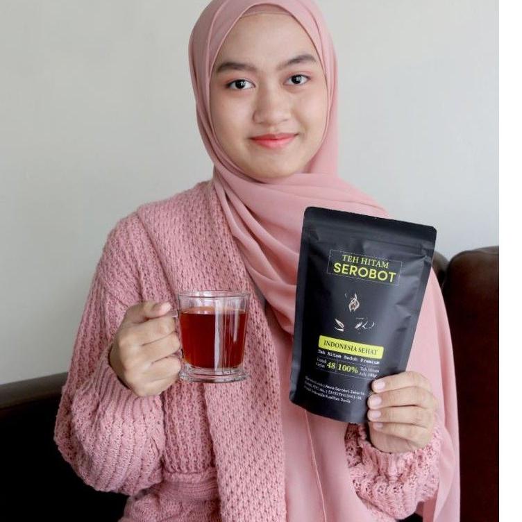 

Dijamin Ori>/ Teh Hitam Serobot New 100gr