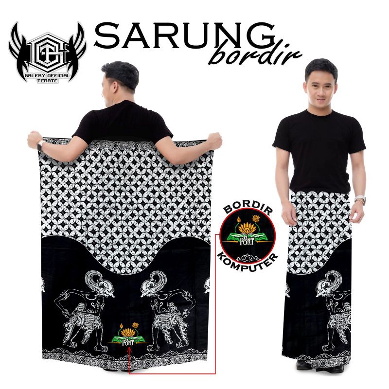 SARUNG PSHT TERATE FULL BORDIR SARUNG PRIA SARUNG PSHT BORDIR