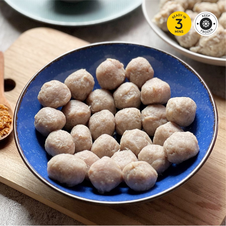 

Bakso Halus Sapi Asli isi 25pc Homemade FREE KUAH TULANG KALDU SAPI