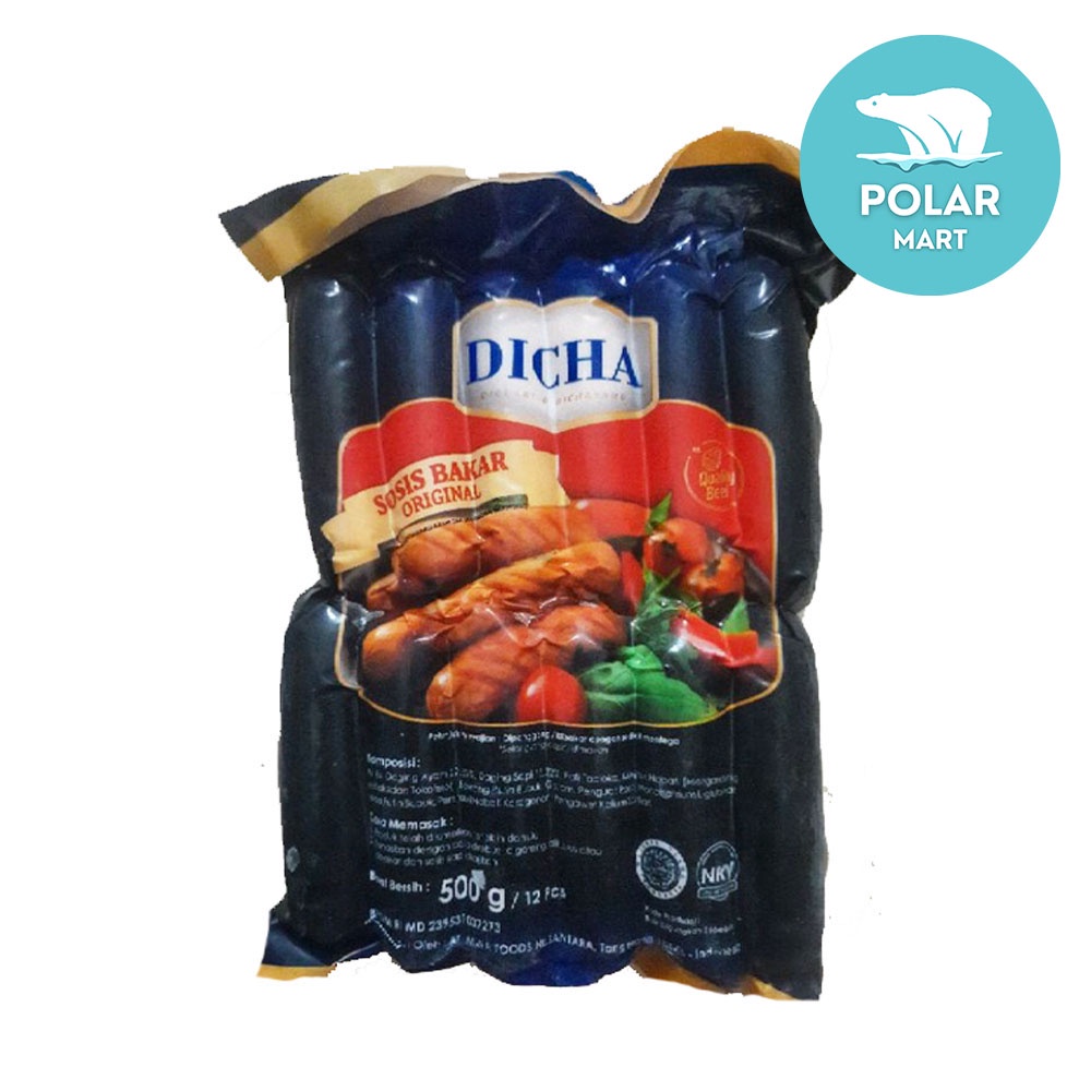Dicha Sosis Sapi Bakar Bockwurst Mini 12 Pcs (FROZEN FOOD BANDUNG)