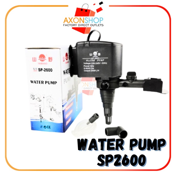 SP-2600 Yamano Pompa Air Aquarium Celup Kolam Pump Akuarium sp2600