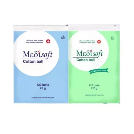 Medisoft Cotton Ball - 120 Balls 75g