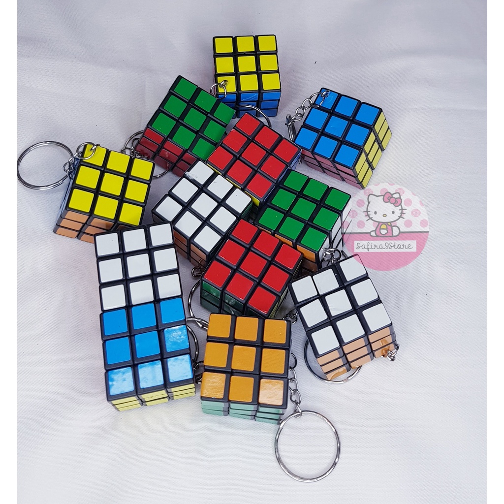 Gantungan Kunci Rubik Mini 3x3 Murah