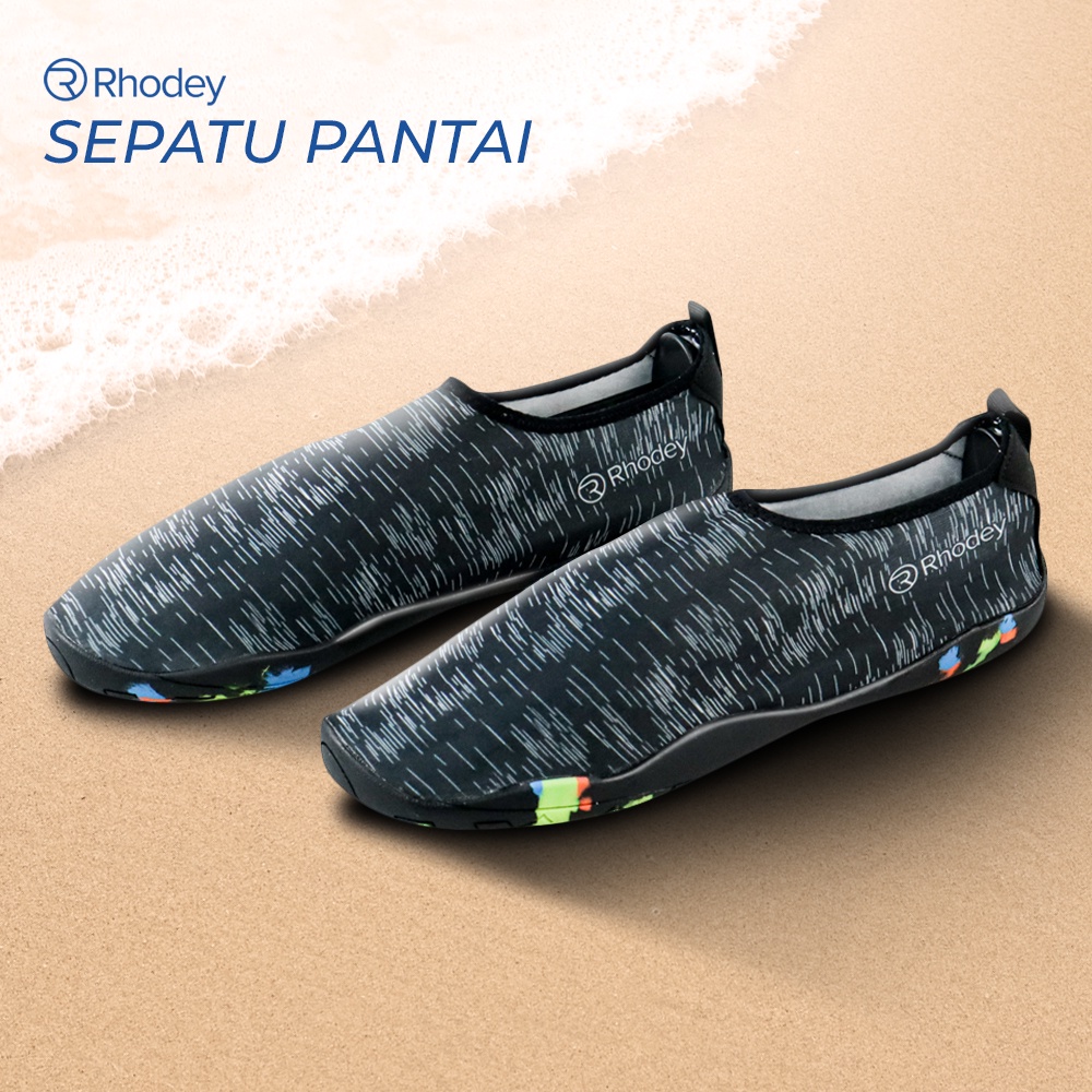 SportStationOutlet Rhodey STOUREG Sepatu Pantai Olahraga Air 42 - 6688 - Black/Green