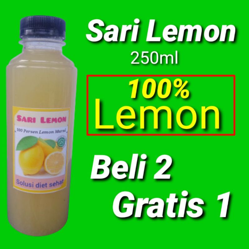 sari lemon murni 250ml jeruk peras
