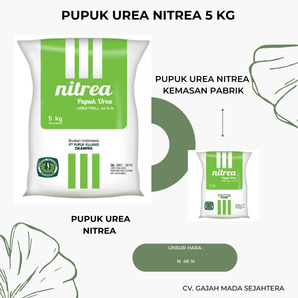 5 KG KEMASAN PABRIK PUPUK UREA NITREA PUSRI NON SUBSIDI