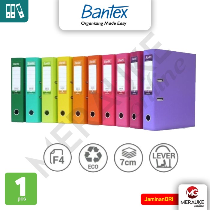 

Terlaris Ordner Bantex Level Arch File F4 1465