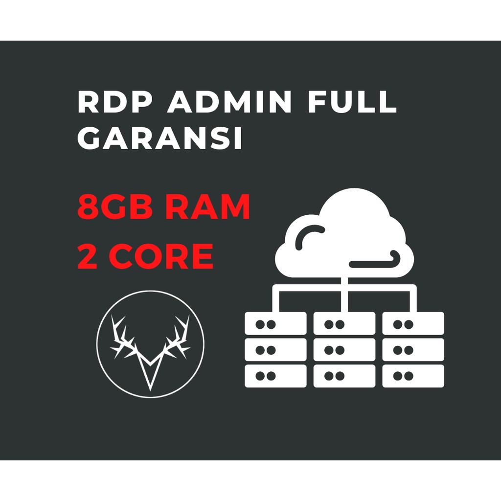 RDP/VPS ADMIN RAM 8GB 2CORE 1 BULAN FULL GARANSI