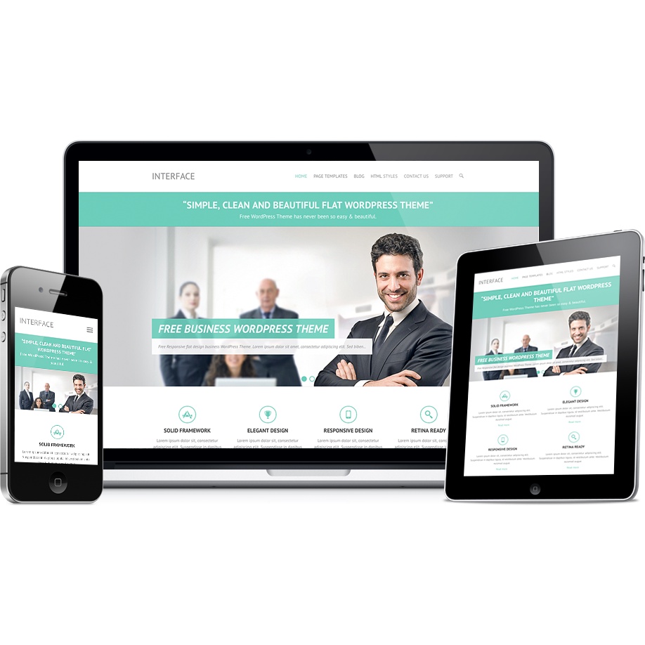 Template Wordpress Interface