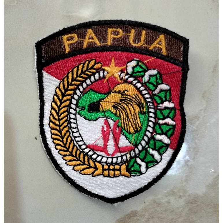 BET / BADGE BORDIR TUNAS PRAMUKA PROVINSI PAPUA