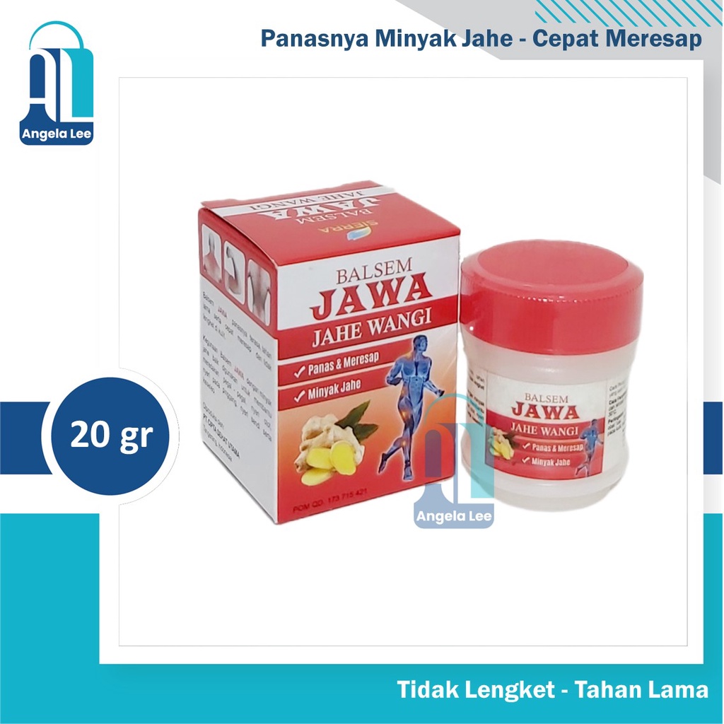 BALSEM Jawa Minyak Jahe Wangi Panas pegal nyeri otot sendi keseleo 20gr