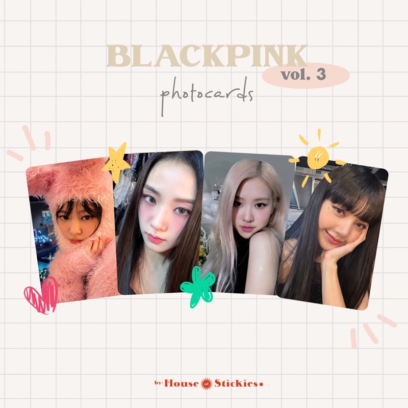 BLACKPINK Unofficial Photocard Gf Selca Vol 3 (Fanmade)