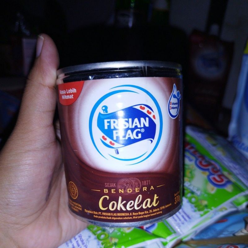 

FRISIAN FLAG Susu Kaleng Coklat 370g