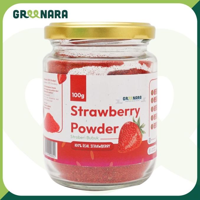 

Greenara Strawberry Fruit Powder 100gr / Stroberi bubuk ghe01