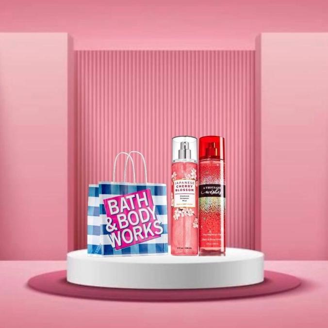 

TAS HAMPERS [ 2 BOTOL FREE PAPER BAG ] HAMPERS / GIFT SET BBW BATH AND BODYWORKS EL09I09A82L