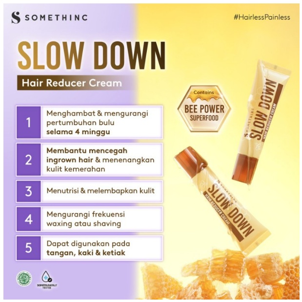 Somethinc - Slow Down Hair Reducer Cream 30gr