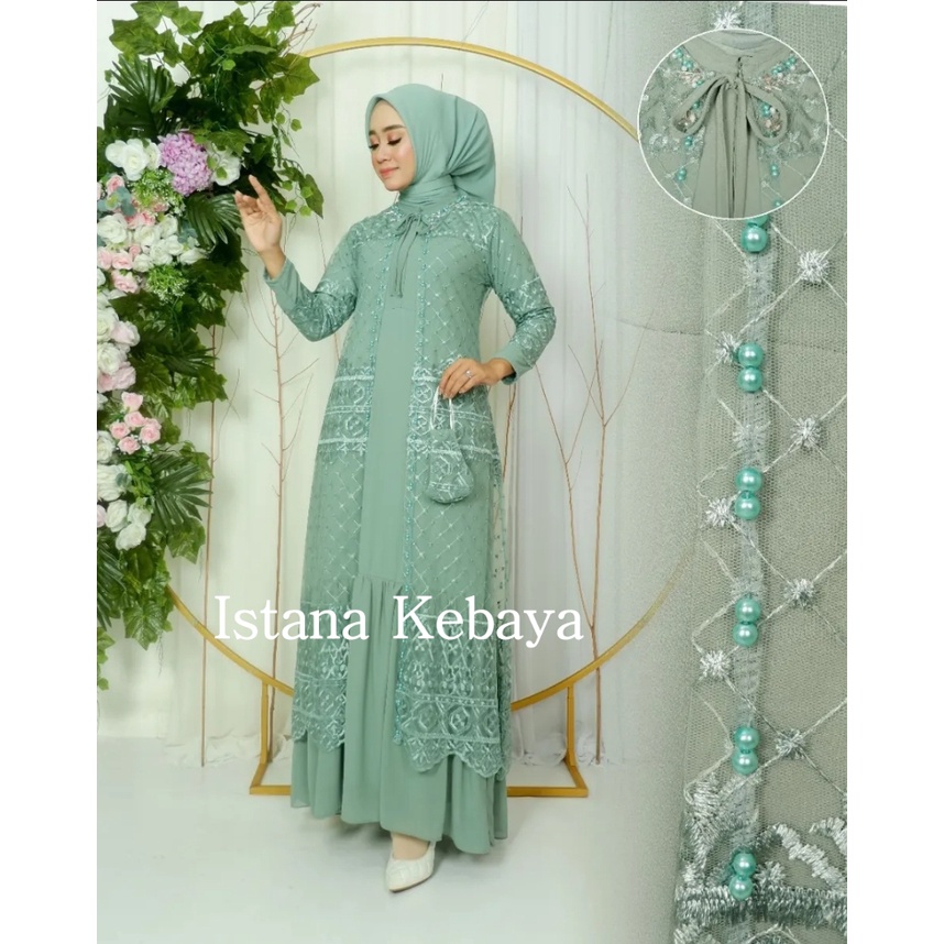 Ready Gamis Lebaran Terbaru By Istana Kebaya//Gamis Modern/Gamis Pesta/Bagis Kekinian/Gamis Termurah/Baju Gamis/pakaian wanita/baju muslim/gamis super mewah