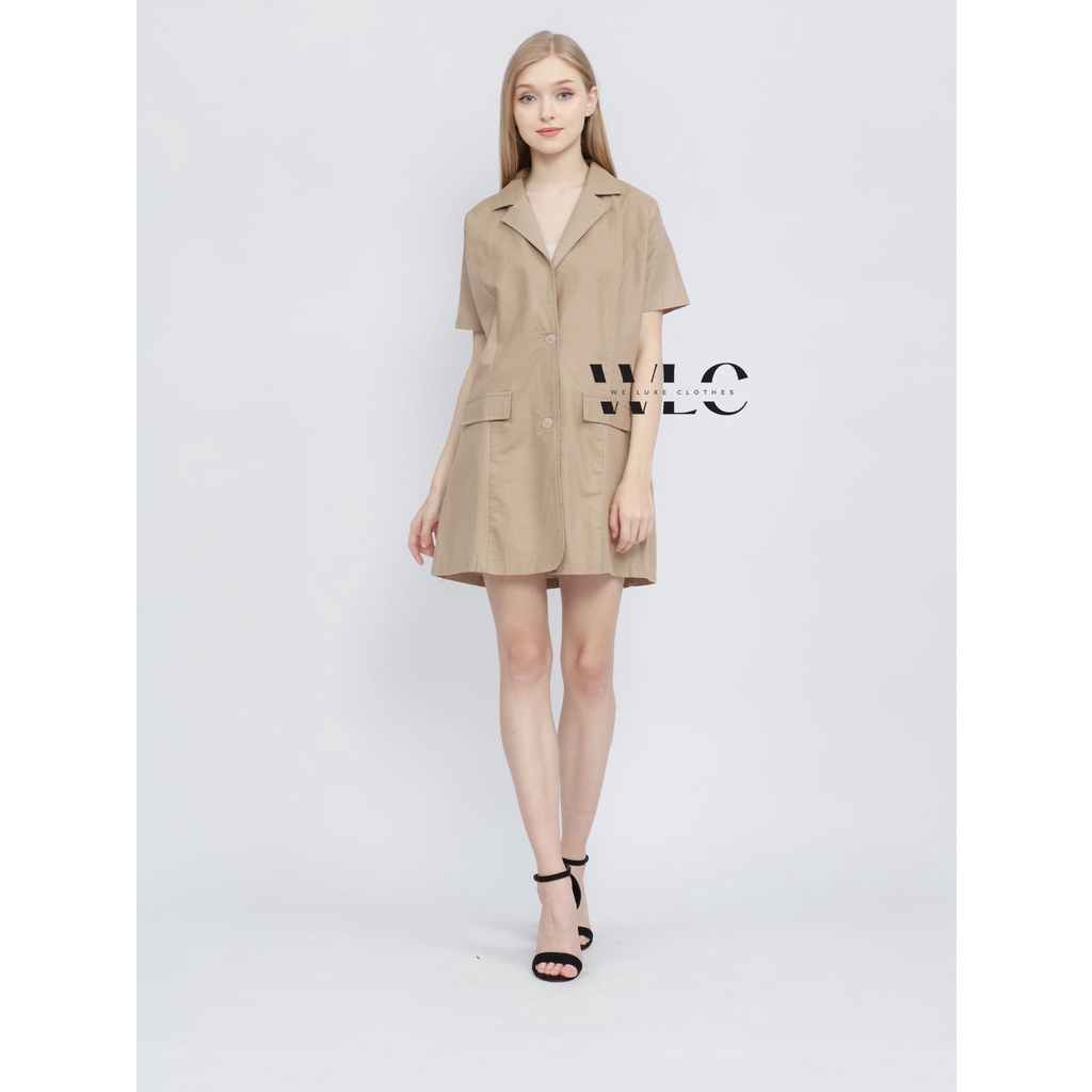 MIDI BLAZER DRESS BELLA - Dress Wanita