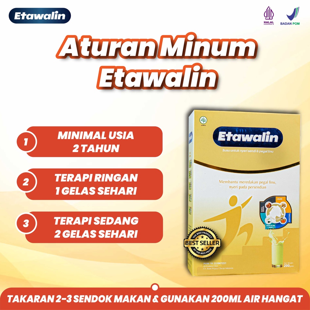 Etawalin Paket 5 Box - Atasi Nyeri Sendi Asam Urat Original