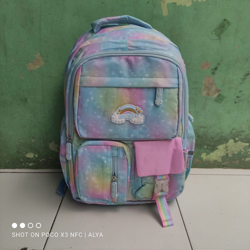 Tas ransel anak pelangi SD SMP Ransel sekolah