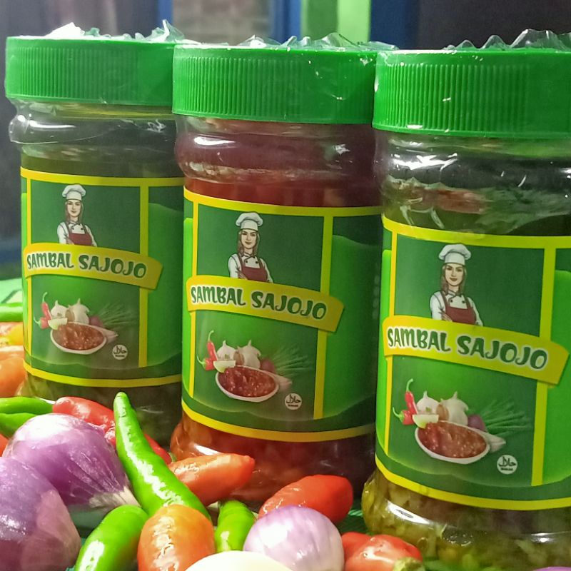 

paket triple sambal sajojo kemasan botol