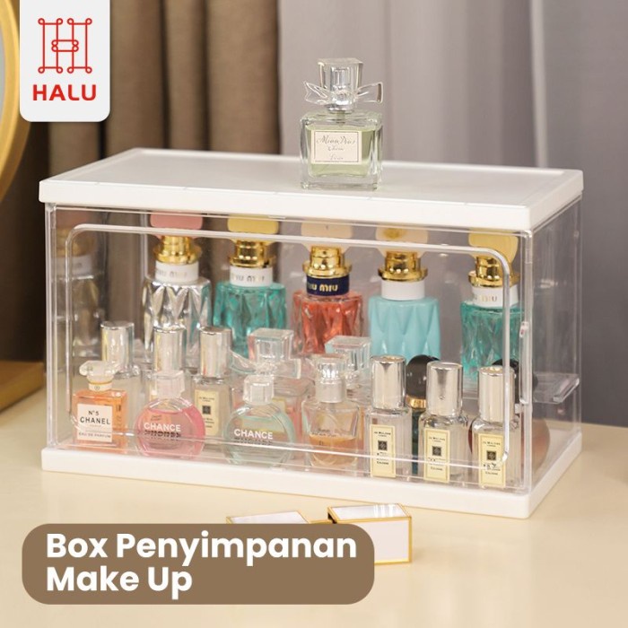 Terlaris Halu Rak Parfum Acrylic Organizer Tempat Parfum Skincare Makeup Hrm318