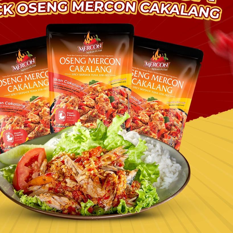 

☛ Mercon Merah Putih - Hemat Combo Bertiga || 3 x Oseng Mercon Cakalang ❀