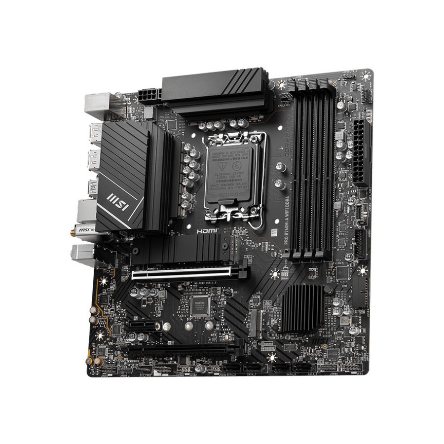 Motherboard MSI PRO B760M-A WIFI DDR4 / MSI B760MA / MSI B760M A