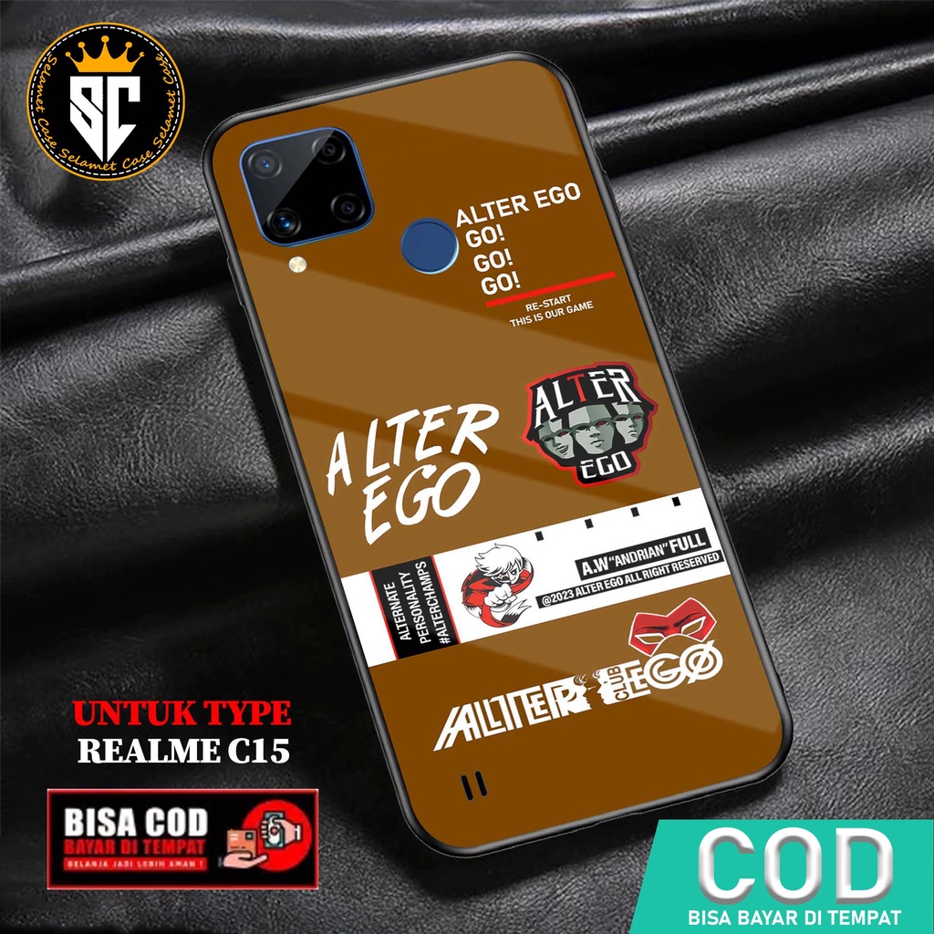 Case Realme C15 Casing Realme C15 Selamet Case [ALRE] Case Glossy Case Aesthetic Custom Case Anime P