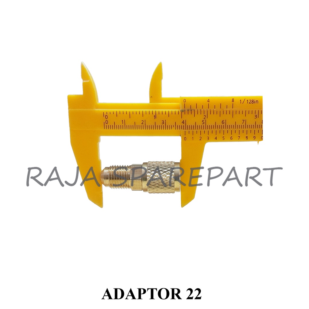 Adaptor AC /  Switch Connector R22 /  Adaptor Converter dari R410 ke Kran Outdoor Ukuran 1/4&quot;