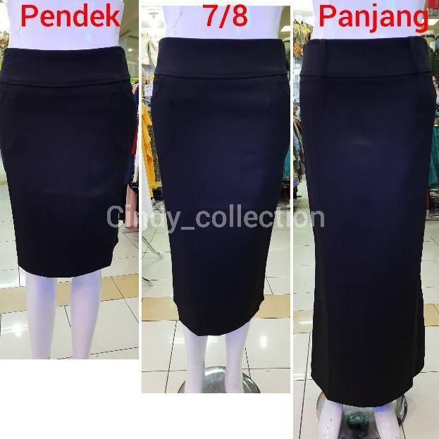 BIG SALE ROK SPAN KERJA BAHAN FORMAL KANTOR ROK SPAN PENDEK ROK SPAN PANJANG ROK SPAN HITAM ROK FORM