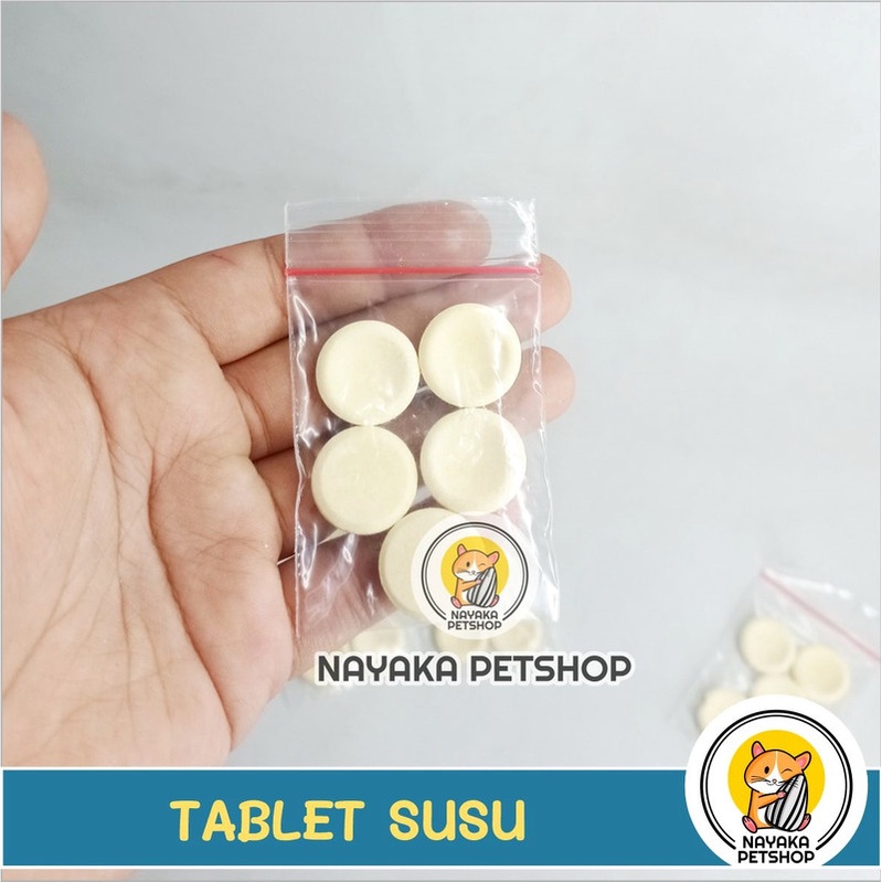 Snack Hamster Tablet Susu Milk Cemilan Ekstra Food Camilan Hewan