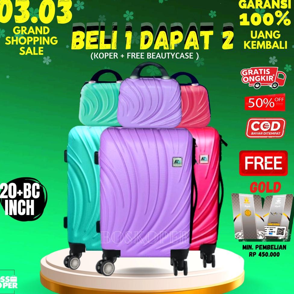 TERMURAH Koper 20 inch Polo Geneva 027 ukuran kabin -cabin-fiber-polo-travel-murah-mini-tas koper-ta