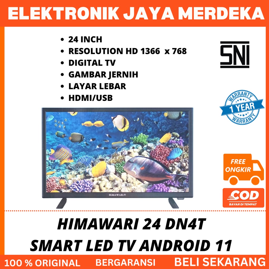 TV DIGITAL 24INCH HIMAWARI//TV DIGITAL 24INCH LED HIMAWARI