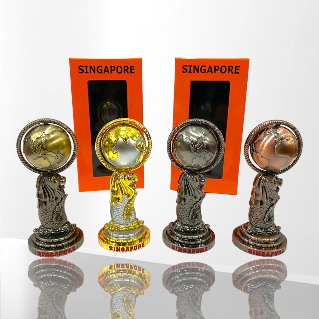 Souvenir Pajangan Singapore Globe  / GLOBE SOUVENIR / GLOBE SINGAPORE / GLOBE MERLION